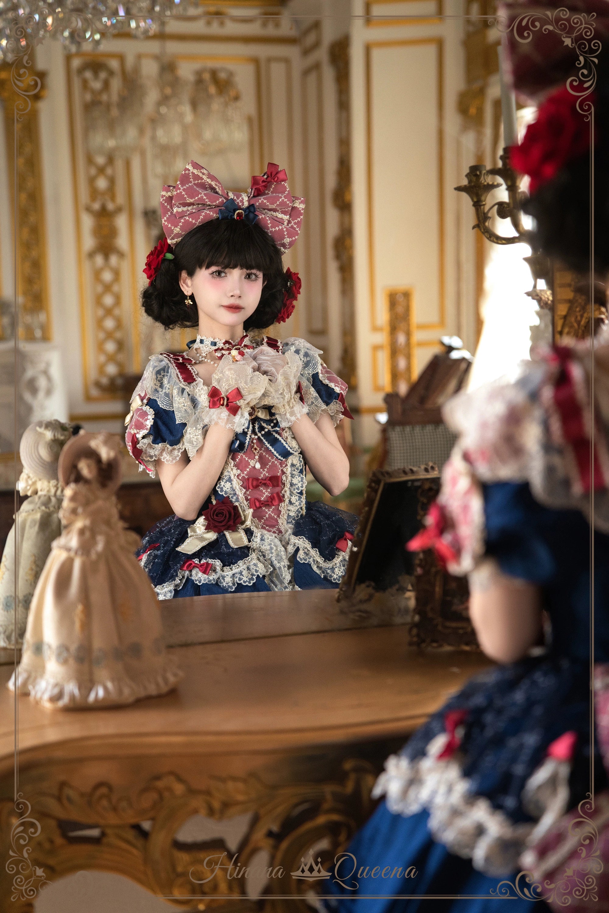 Mirror Snow White プリンセススイートドレス・ネイビー