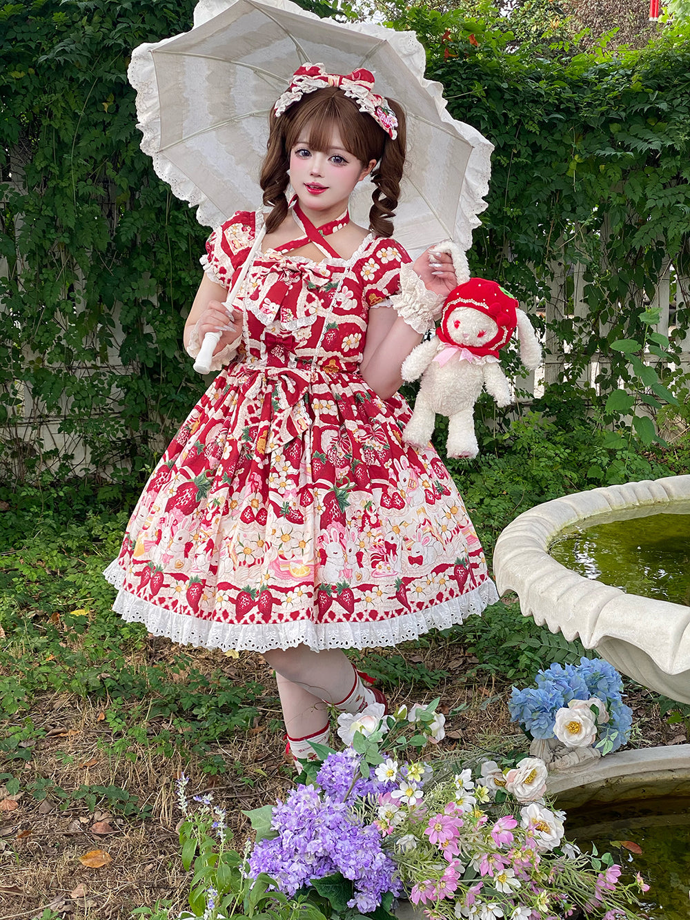 【受注予約4/13まで】Lemon Berry プリントワンピース