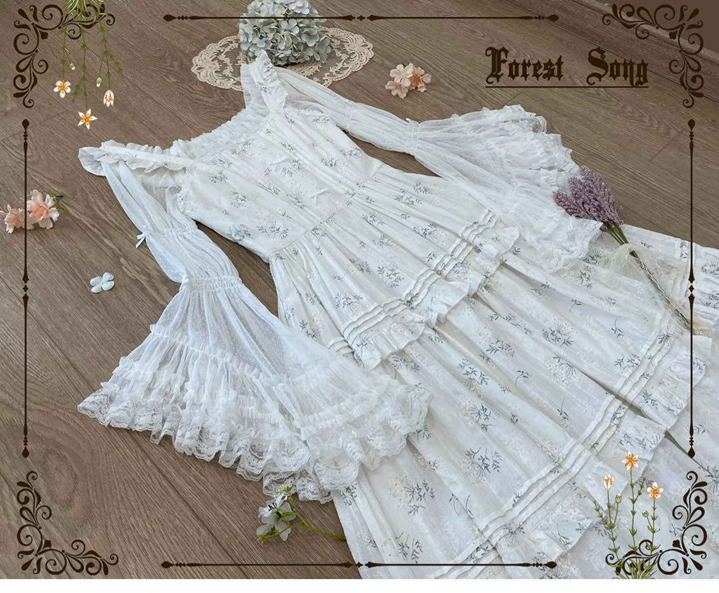 【受注予約8/27まで】Chloris 姫袖ブラウス