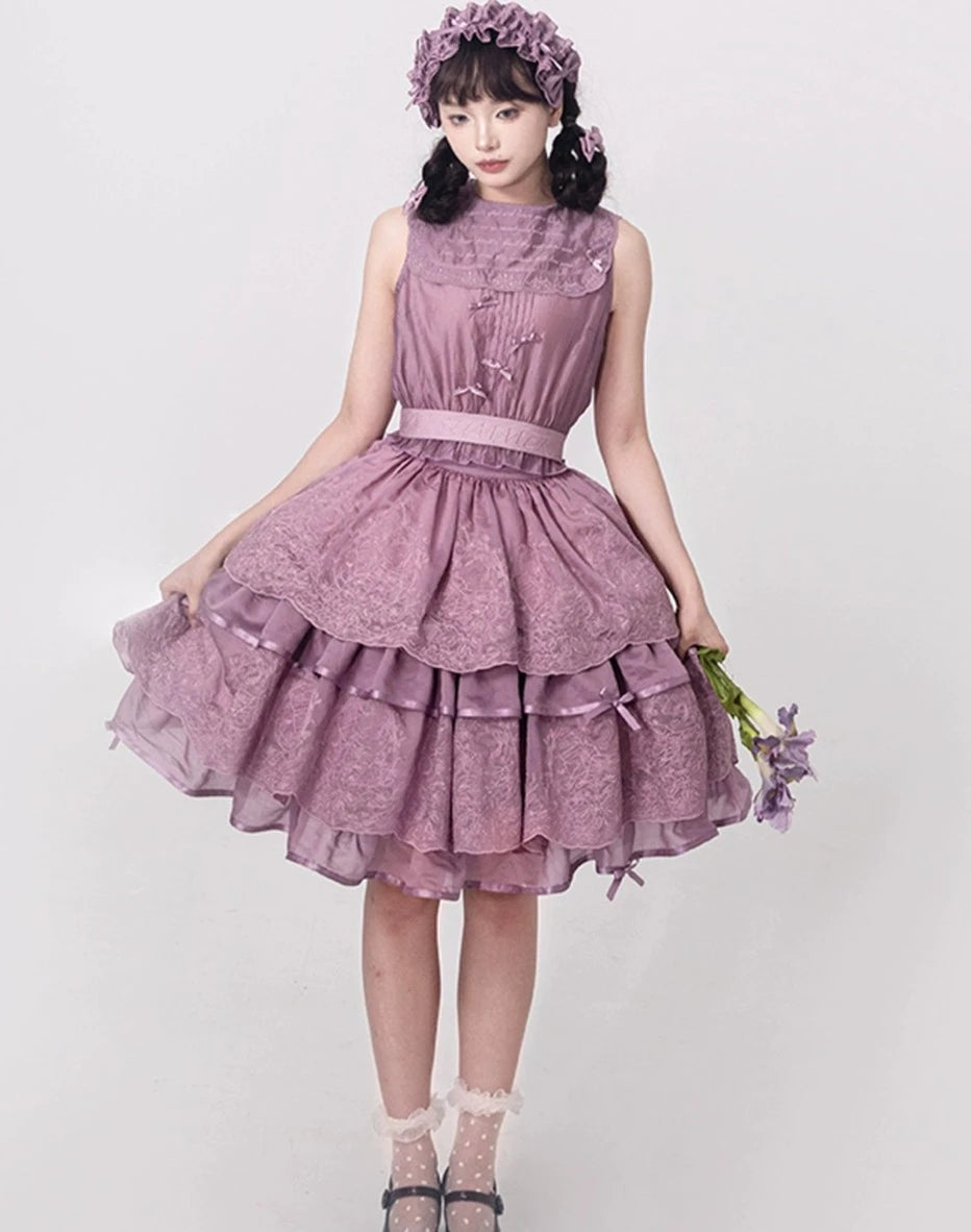 [Sales period ended] Fourteen-line Summer 4-tier skirt