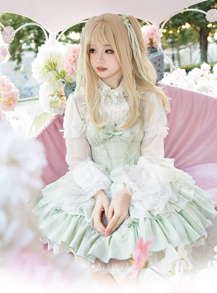 Ballet Fairy シアーフリル姫袖ブラウス