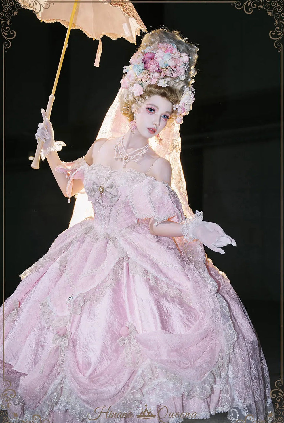 【受注予約9/16まで】With Bell プリンセスドレス ショート丈・ピンク