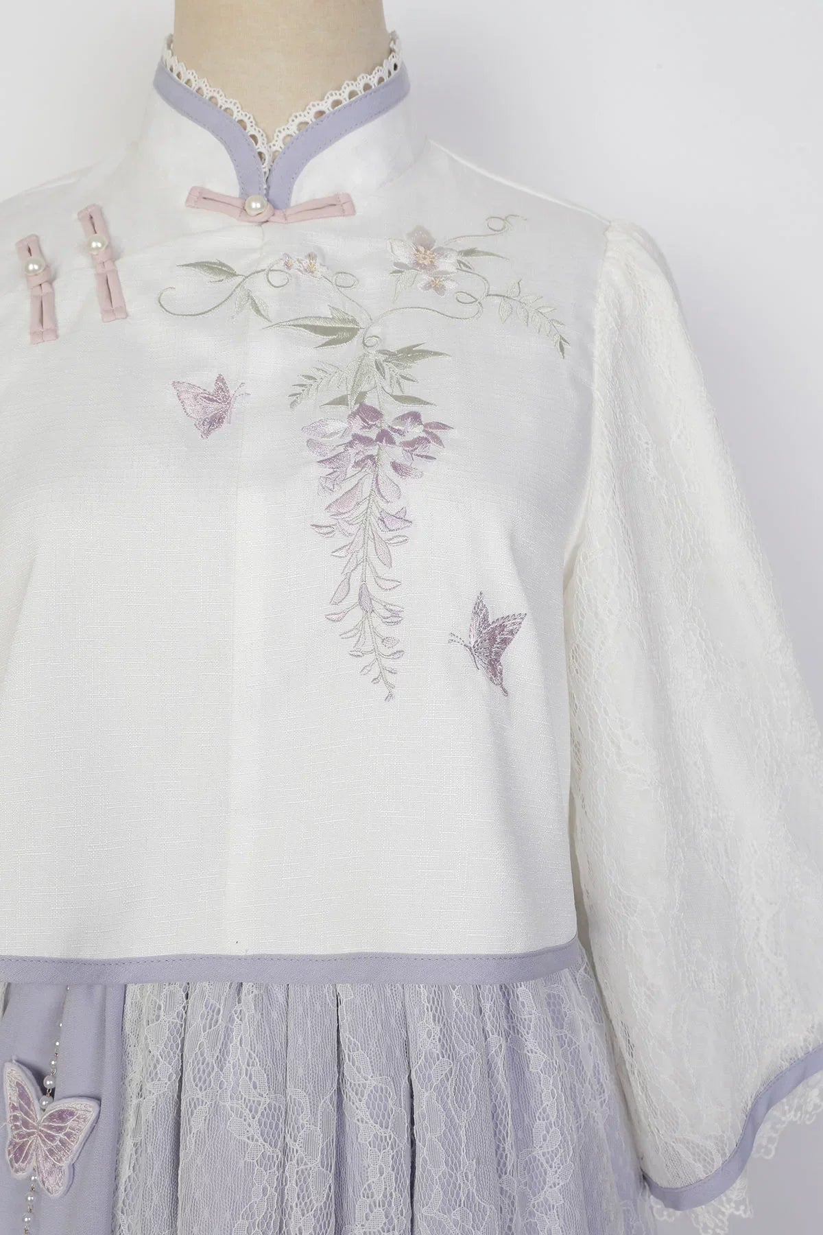 Wisteria 蝶と藤の華ロリセットアップ