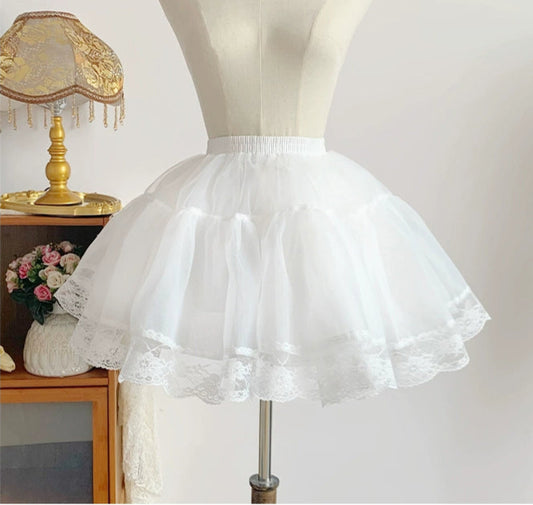 ふんわりレースパニエ40cm