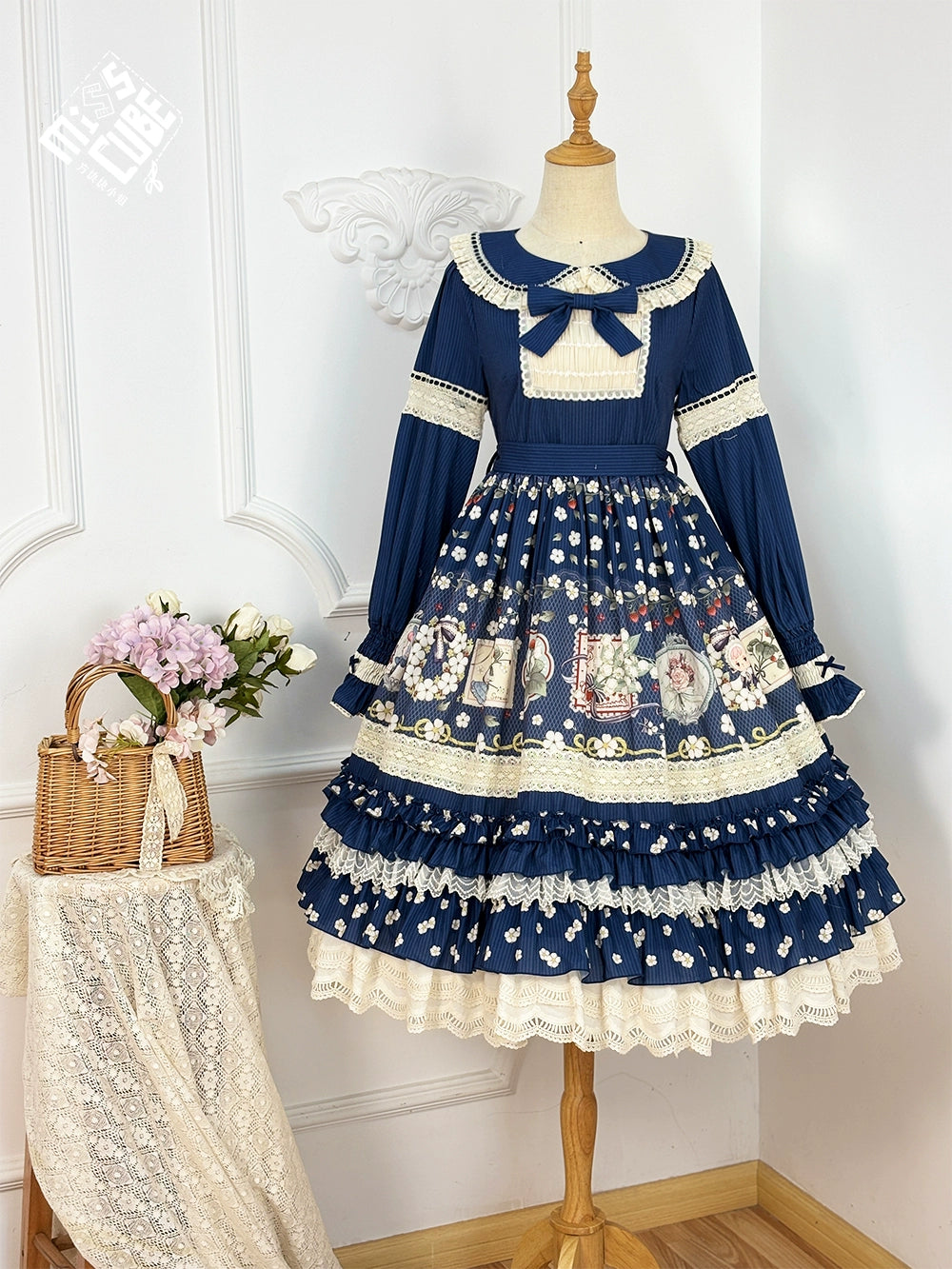 [Pre-orders available until 2/19] Sweetie Sheep Frilled Dress - Print Type