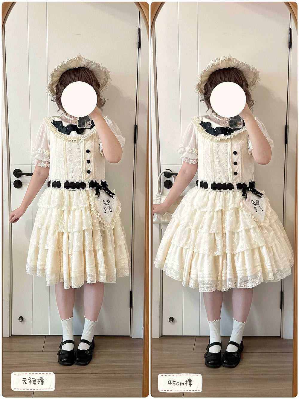 【受注予約10/13まで】Dream Lace ドールスタイルジャンパースカート