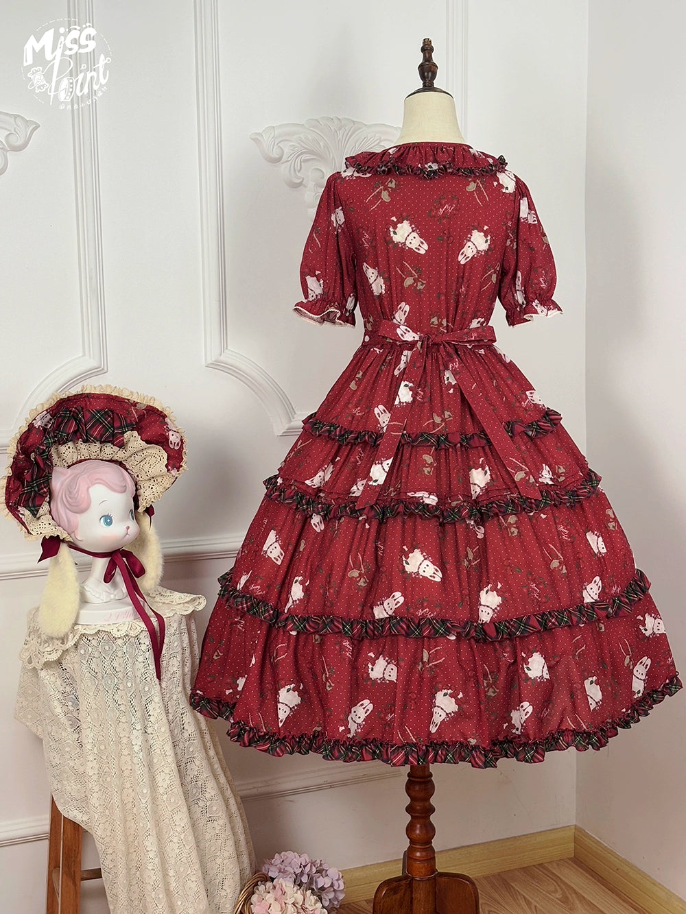 【予約販売】Sweet Berry Rabbit 半袖ワンピース