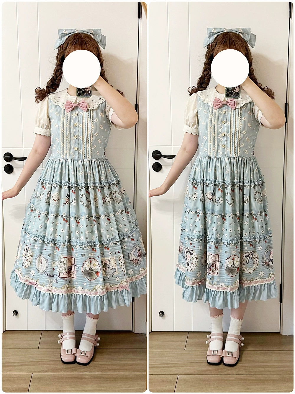 [Pre-orders available until 2/19] Sweetie Sheep Print Jumper Skirt