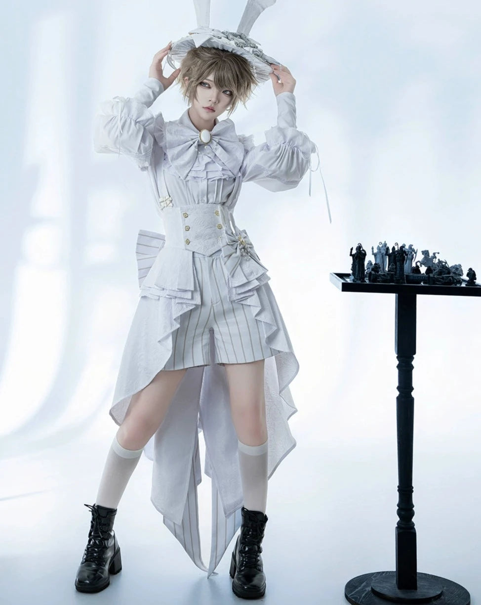 【予約販売】Rabbit Theater White Moonlight ショートパンツ