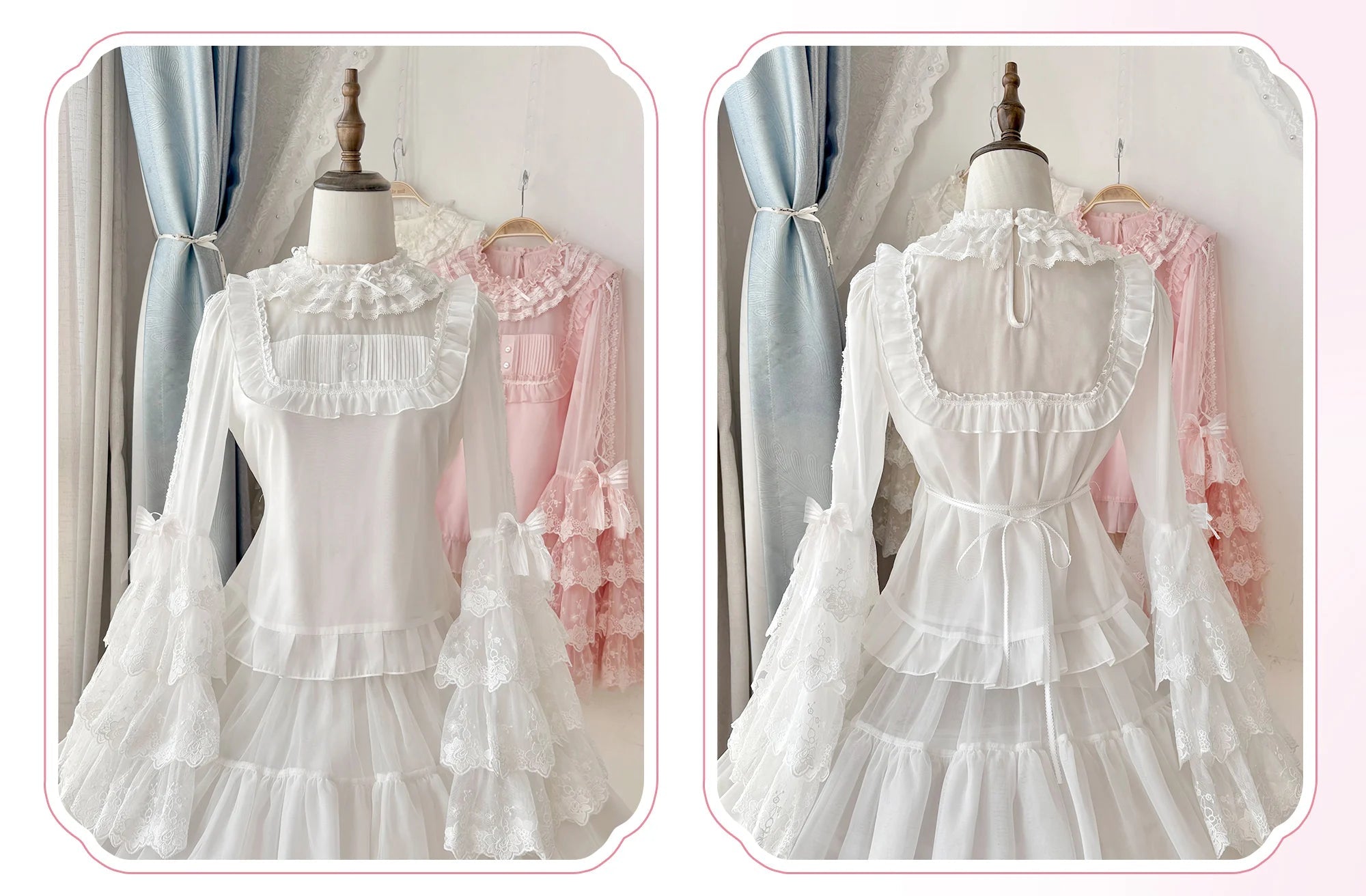 【受注予約8/5まで】Rabbit and Sakura 姫袖ブラウス2.0