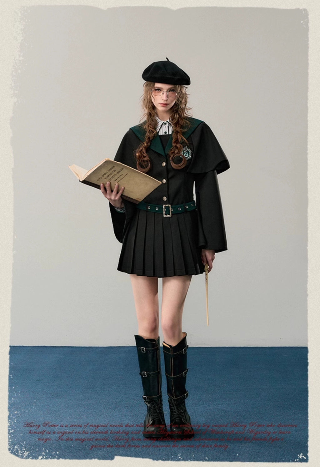 [Pre-order] Hogwarts School of Witchcraft and Wizardry Cape Design Mini Dress