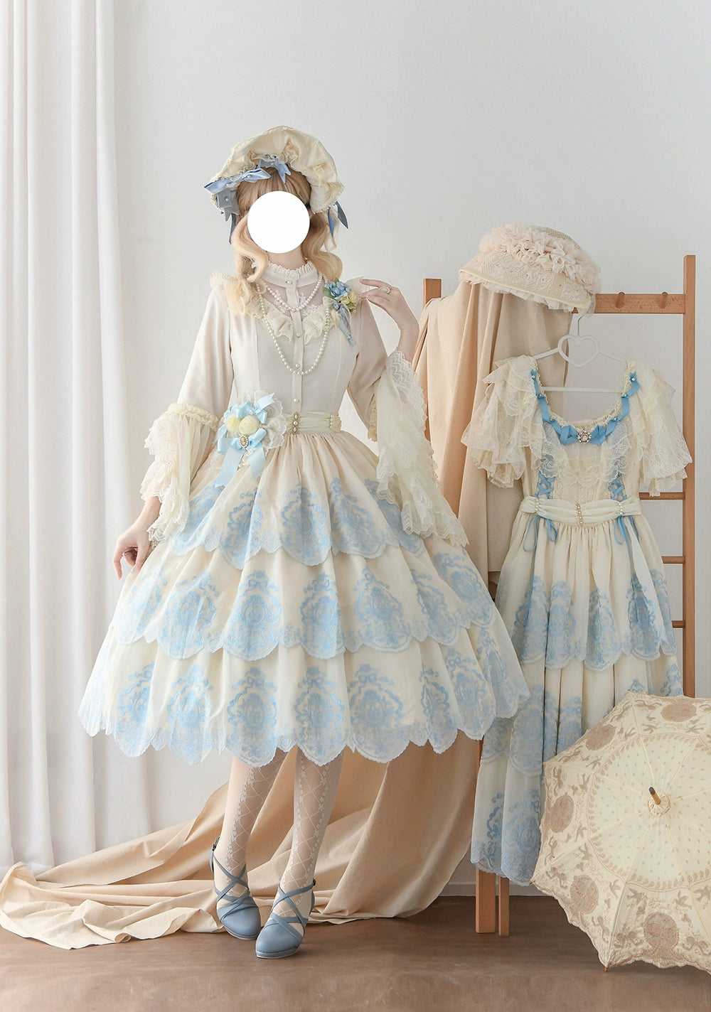 【受注予約9/25まで】Noble Garden 姫袖ブラウス