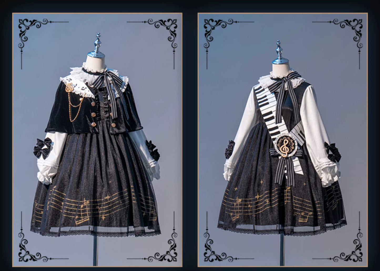 [Pre-orders available until 2/16] Monochrome Sonata One-piece set