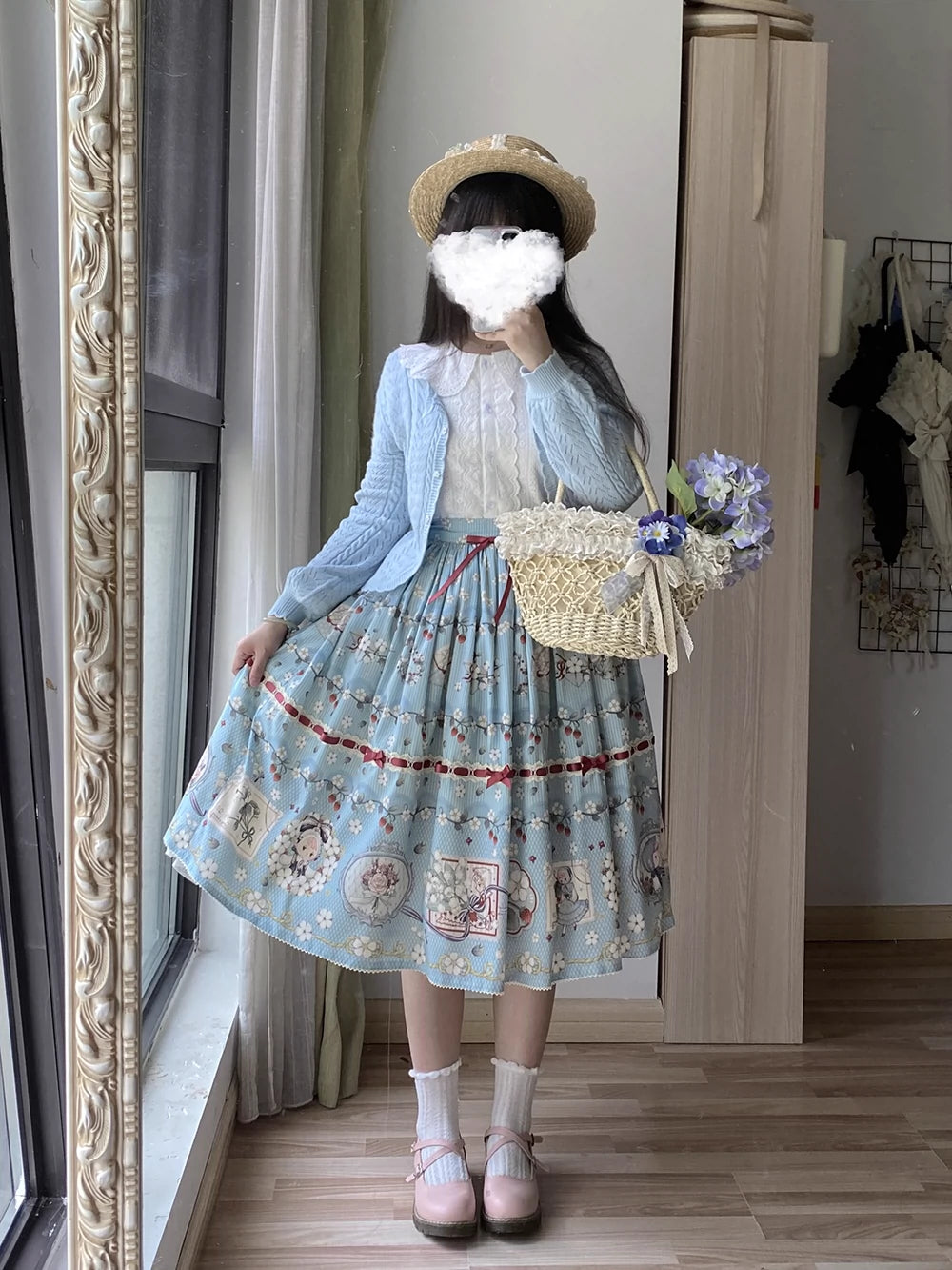 【予約販売】Sweetie Sheep プリントスカート