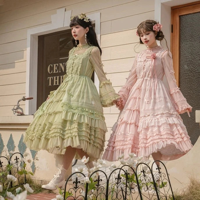 [Resale/Pre-orders available until 2/12] Fragrant Grass Frill Sheer Blouse