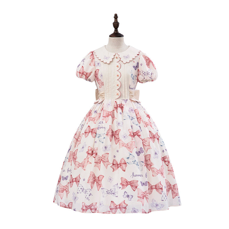 Ribbon Eternal Garden Short Sleeve Dress Type 1