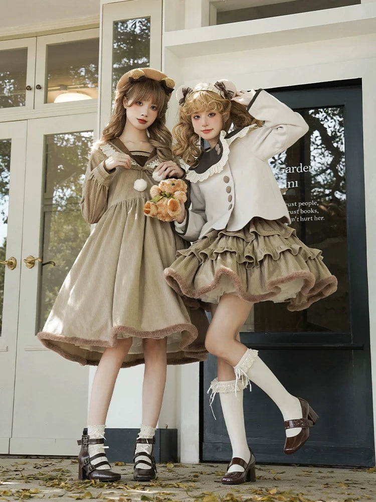Bear College ワンピースとスカート＆ジャケット