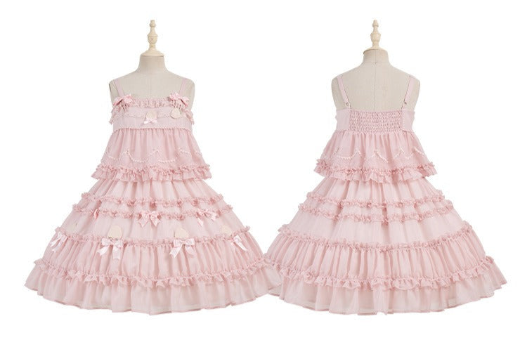 [Pre-orders until 2/10] Swing Strawberry Angel Frill Jumper Skirt