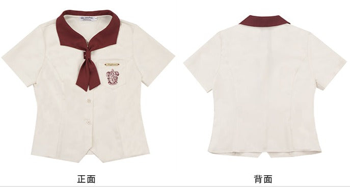 Hogwarts School of Witchcraft and Wizardry Tie Collar Tops