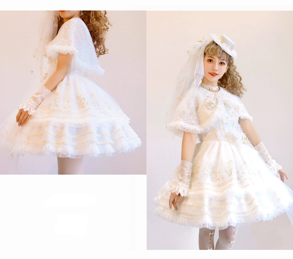Snow Dream Dance Flower Jumper Skirt