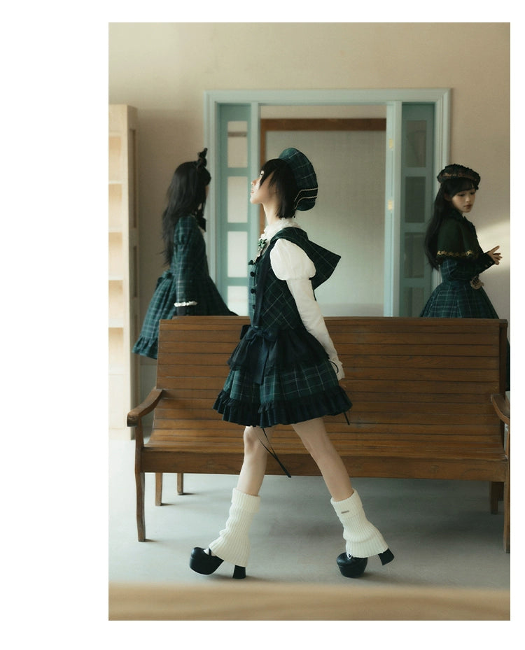 Thistle  Crown フード付きジャンパースカート