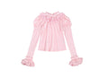 Ribbon Gift Box Long Sleeve Top