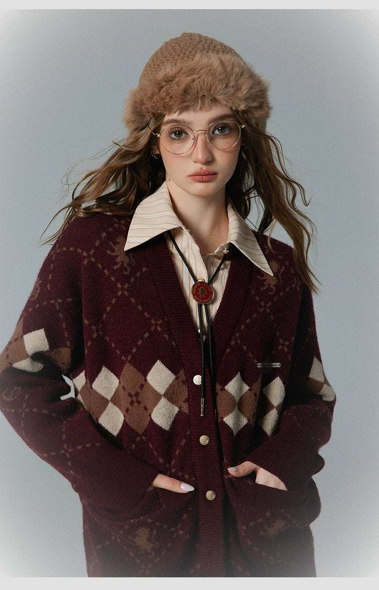 [Pre-order] Hogwarts School of Witchcraft and Wizardry Argyle School Cardigan