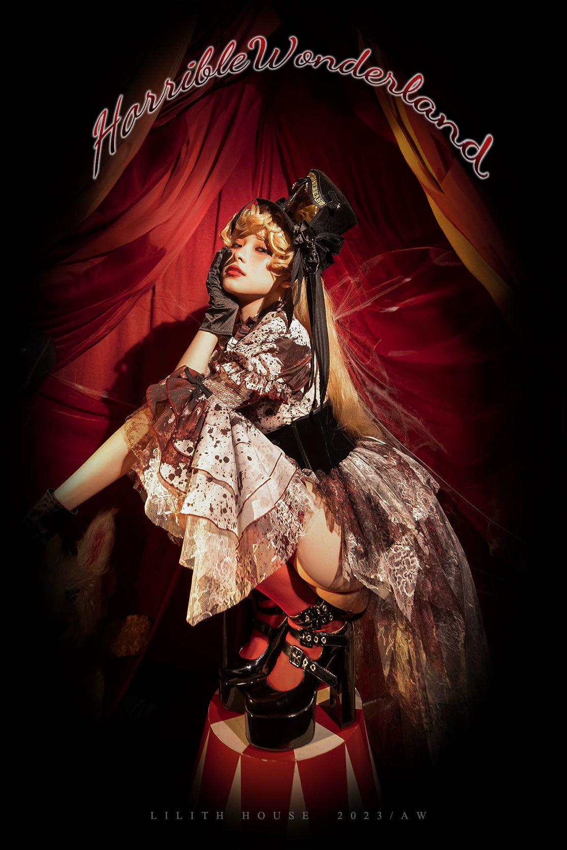 [Pre-orders until 9/18] Horrible Wonderland Corset with Tail