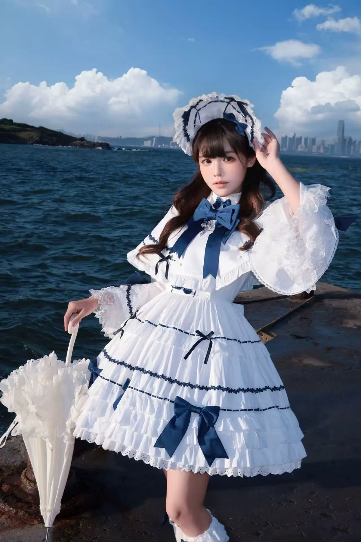 【受注予約10/14まで】Labyrinth Doll ジャンパースカート・マント・ブラウス3点セット