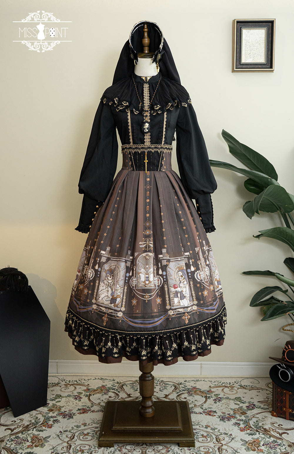 【予約販売】Demon Hunters スチームパンクハイウエストスカート