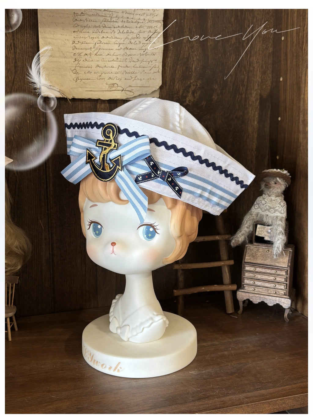 同時購入のみ【受注予約7/30まで】Blue Sky Marine セーラーハット