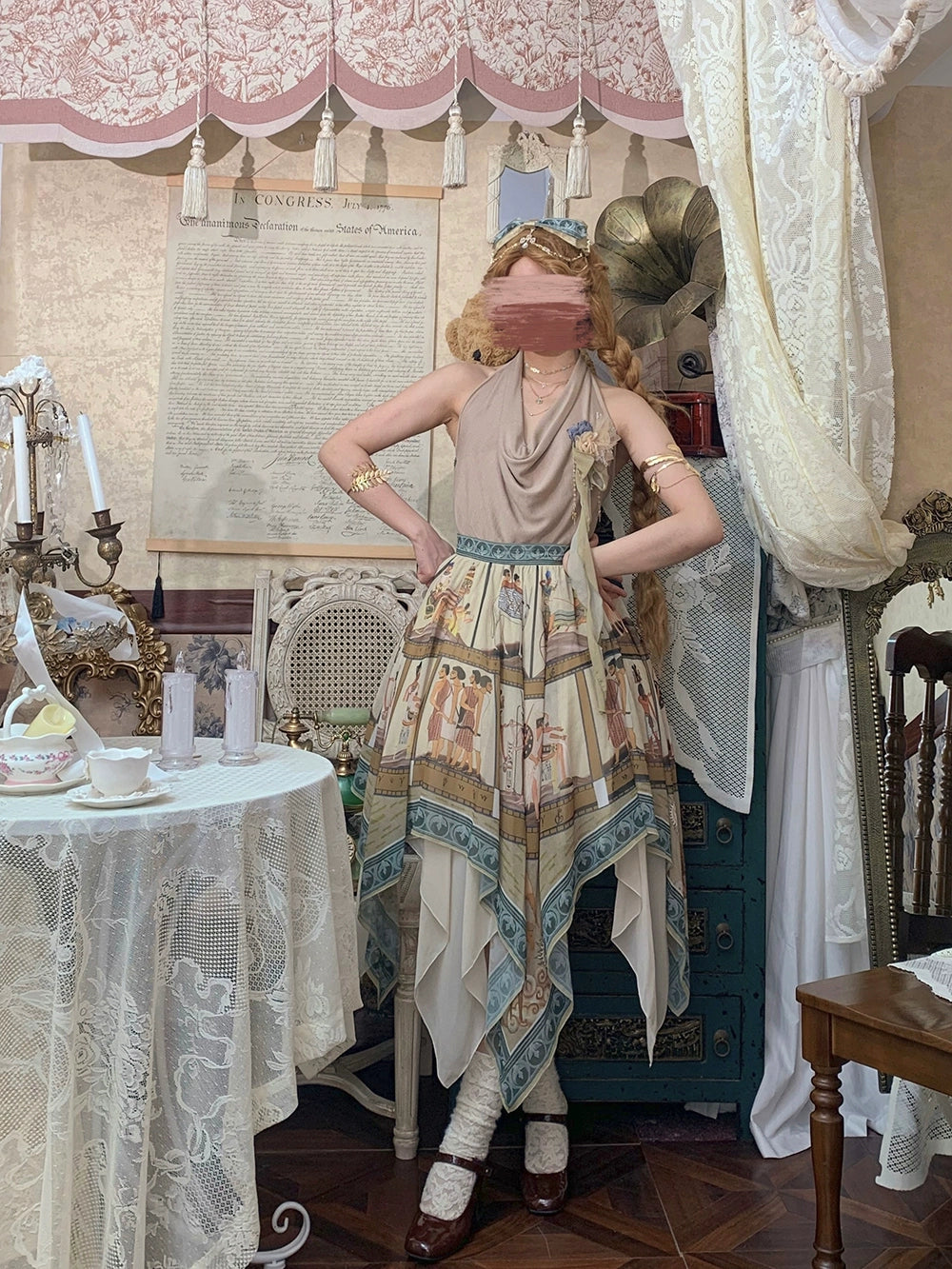【予約販売】Papyrus Story イレギュラーヘムスカート