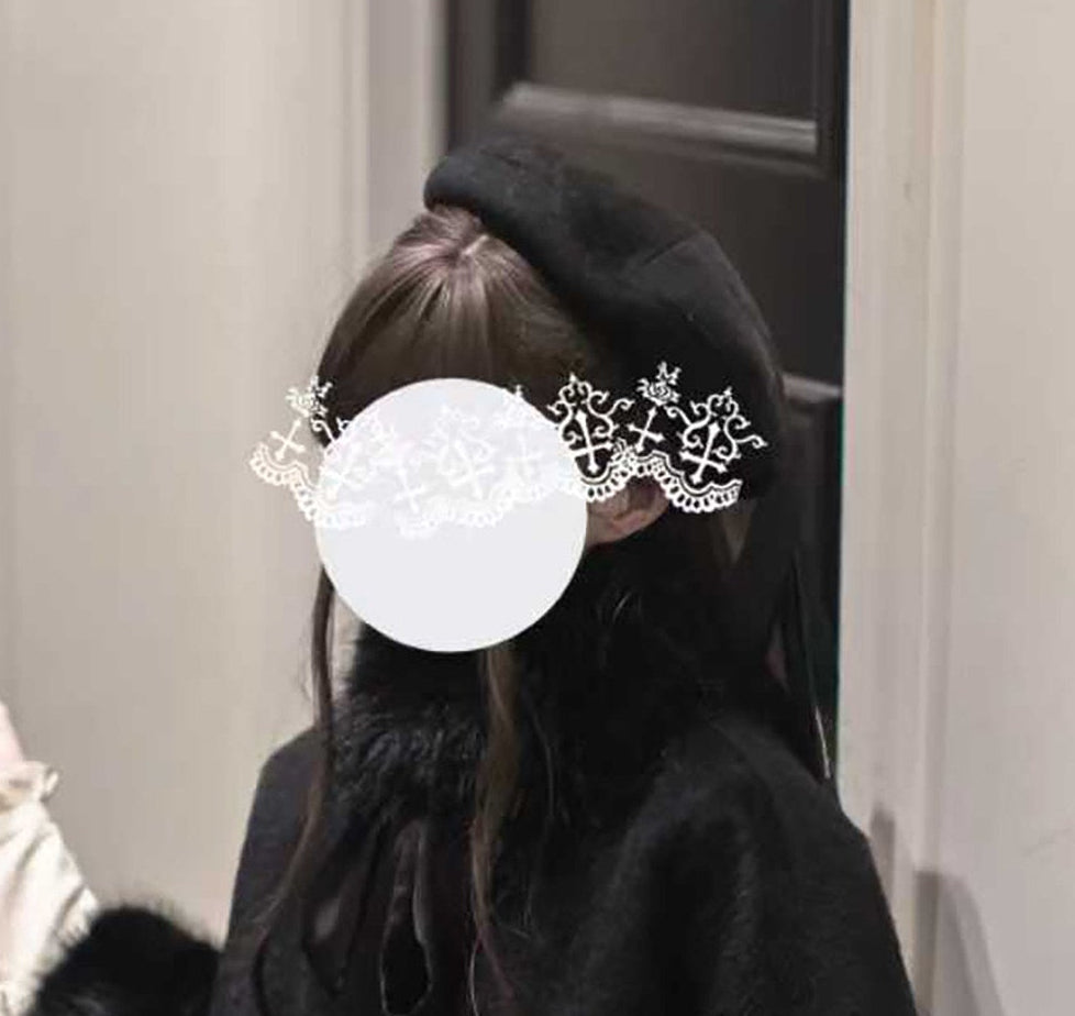 ふわふわベレー帽