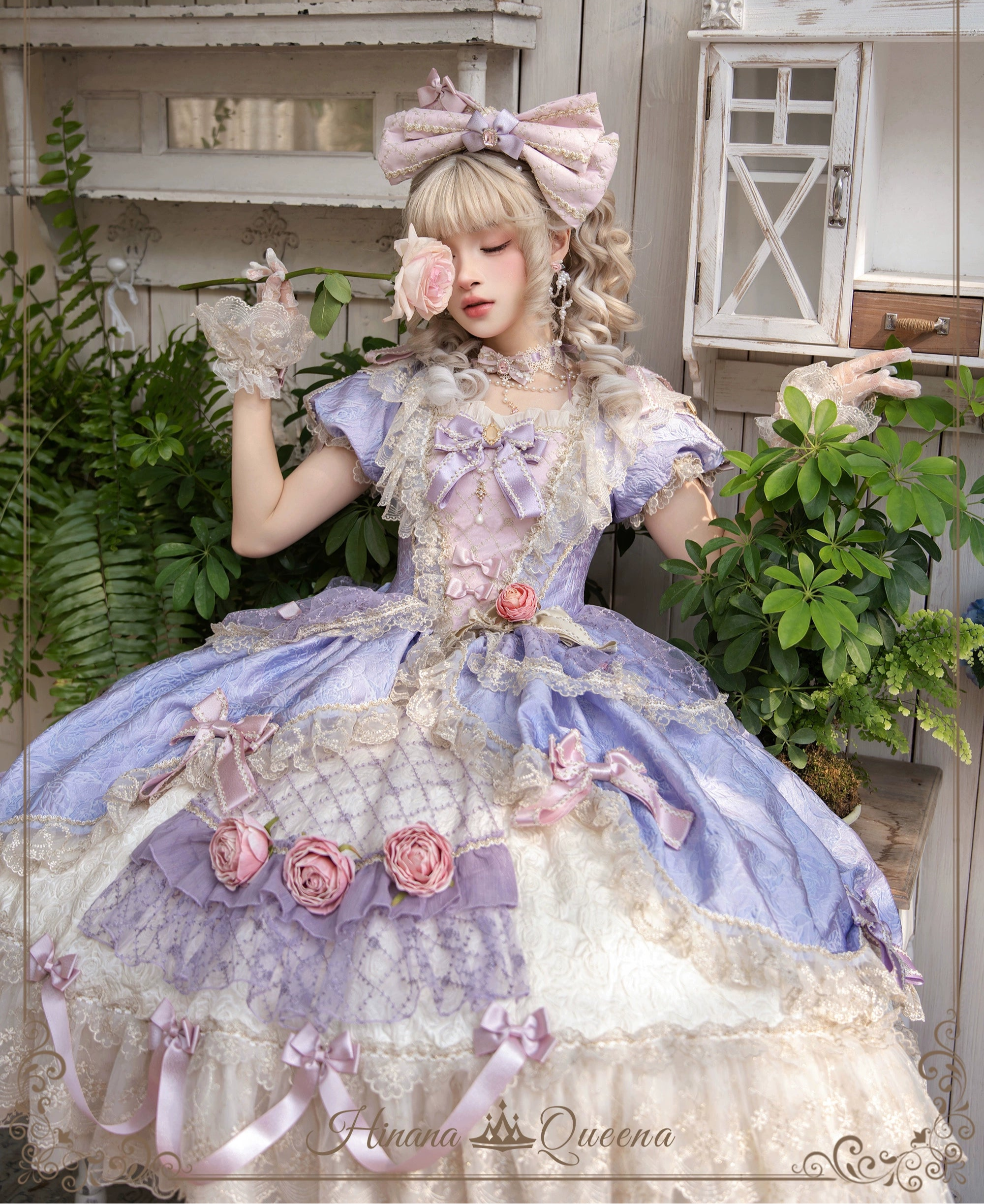 Mirror Snow White プリンセススイートドレス・パープル