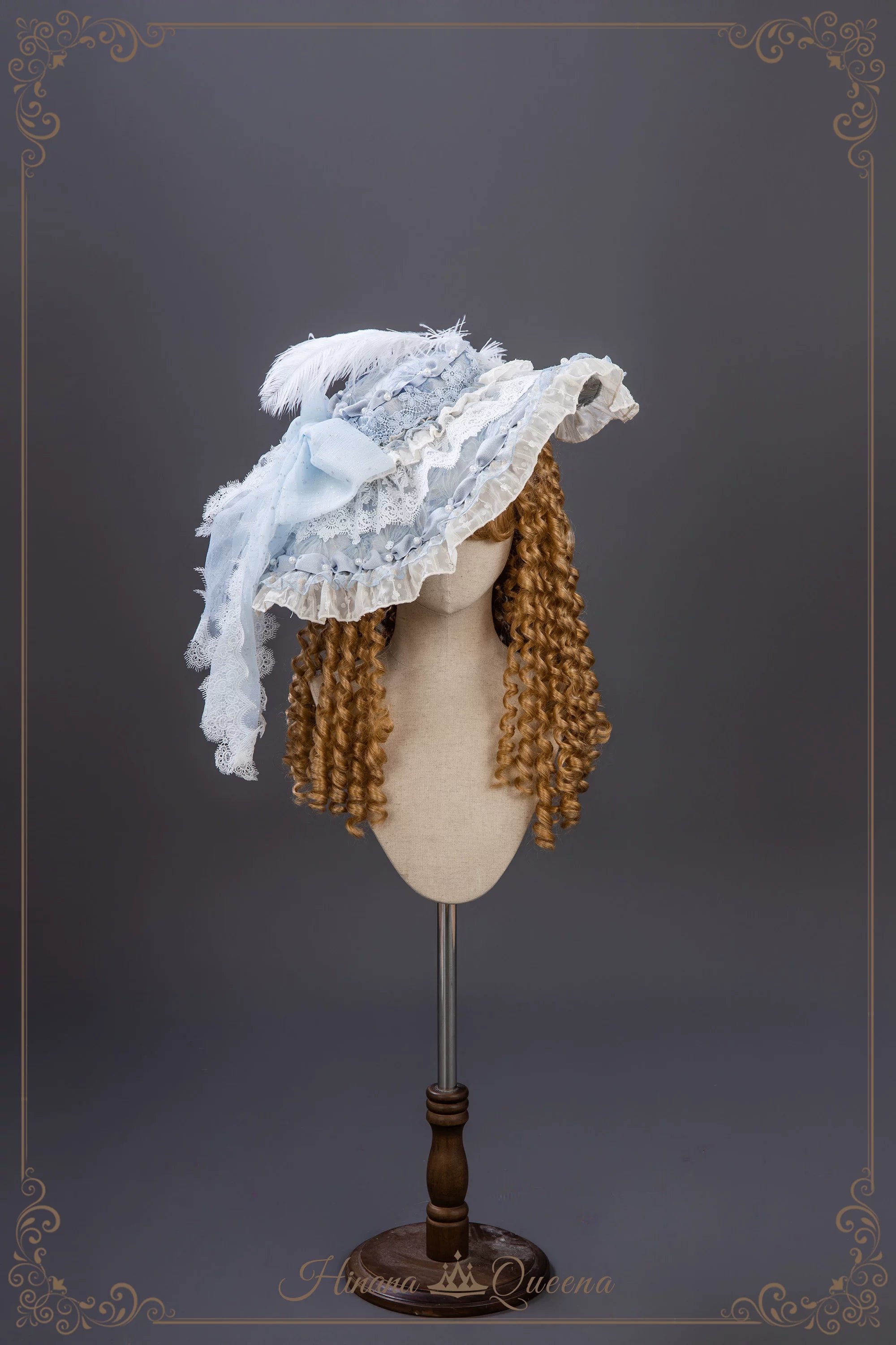 【受注予約9/16まで】Dream Magnifique プリンセスドレス・ロング丈・パステルブルー