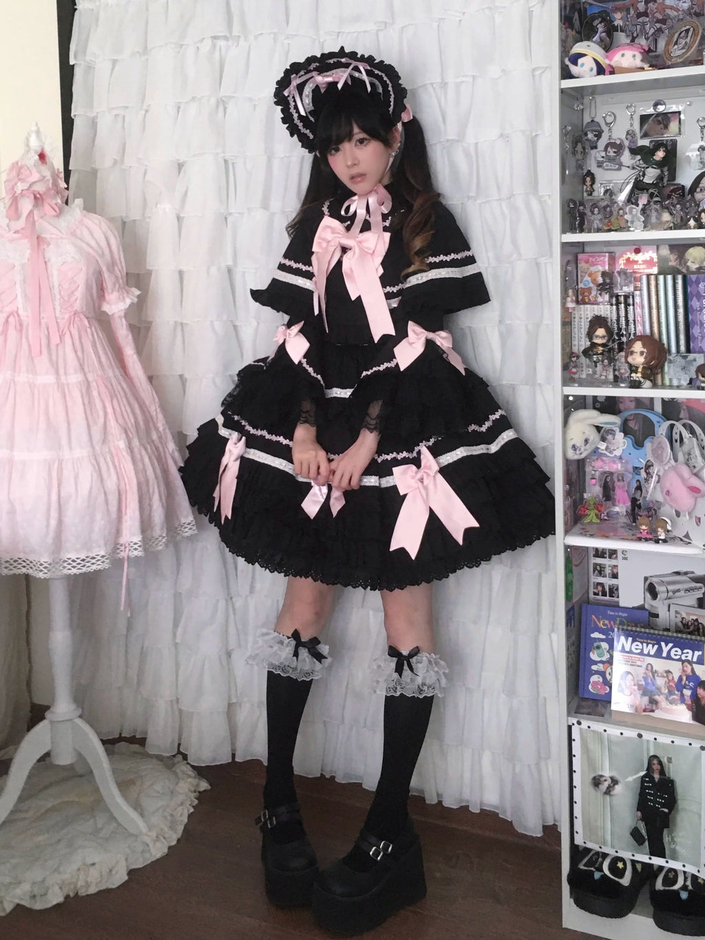 【受注予約10/14まで】Labyrinth Doll ジャンパースカート・マント・ブラウス3点セット