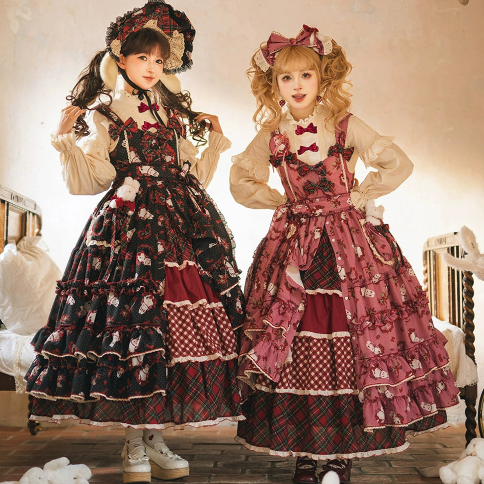 【予約販売】Sweet Berry Rabbit ジャンパースカート