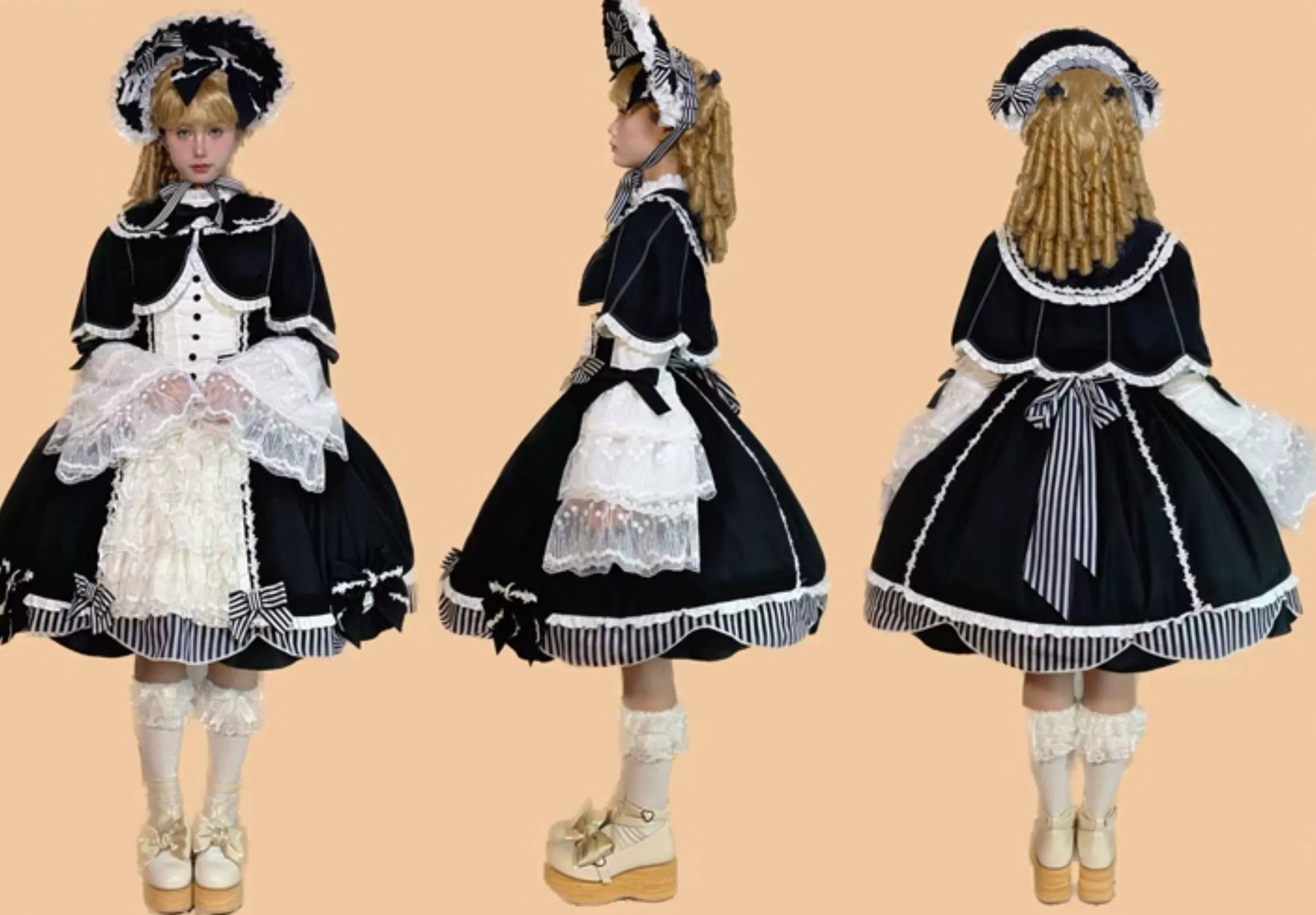 [Pre-orders available until 1/2] Moonlit Night Rhapsody Jumper Skirt and Cape