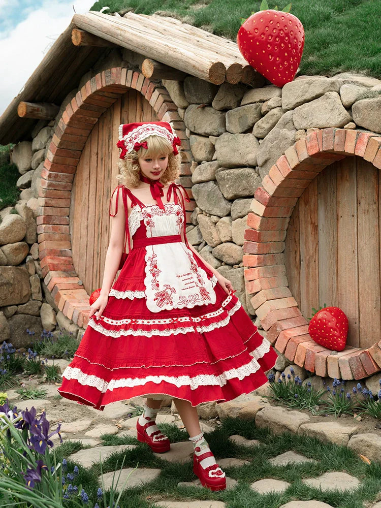 Strawberry Basket ジャンパースカート