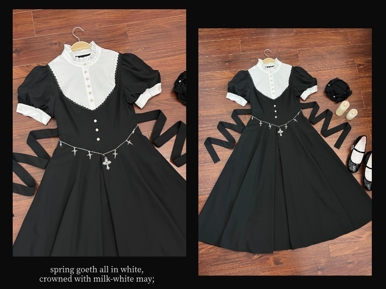 Sing in the Morning and Pray at Night One-piece and cloak set