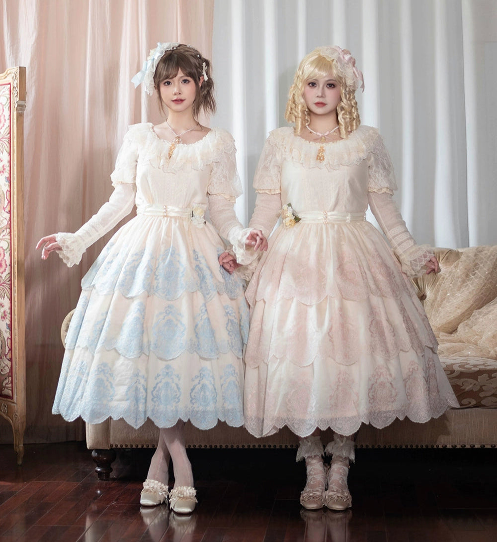 【受注予約9/25まで】Noble Garden 刺繍スカート