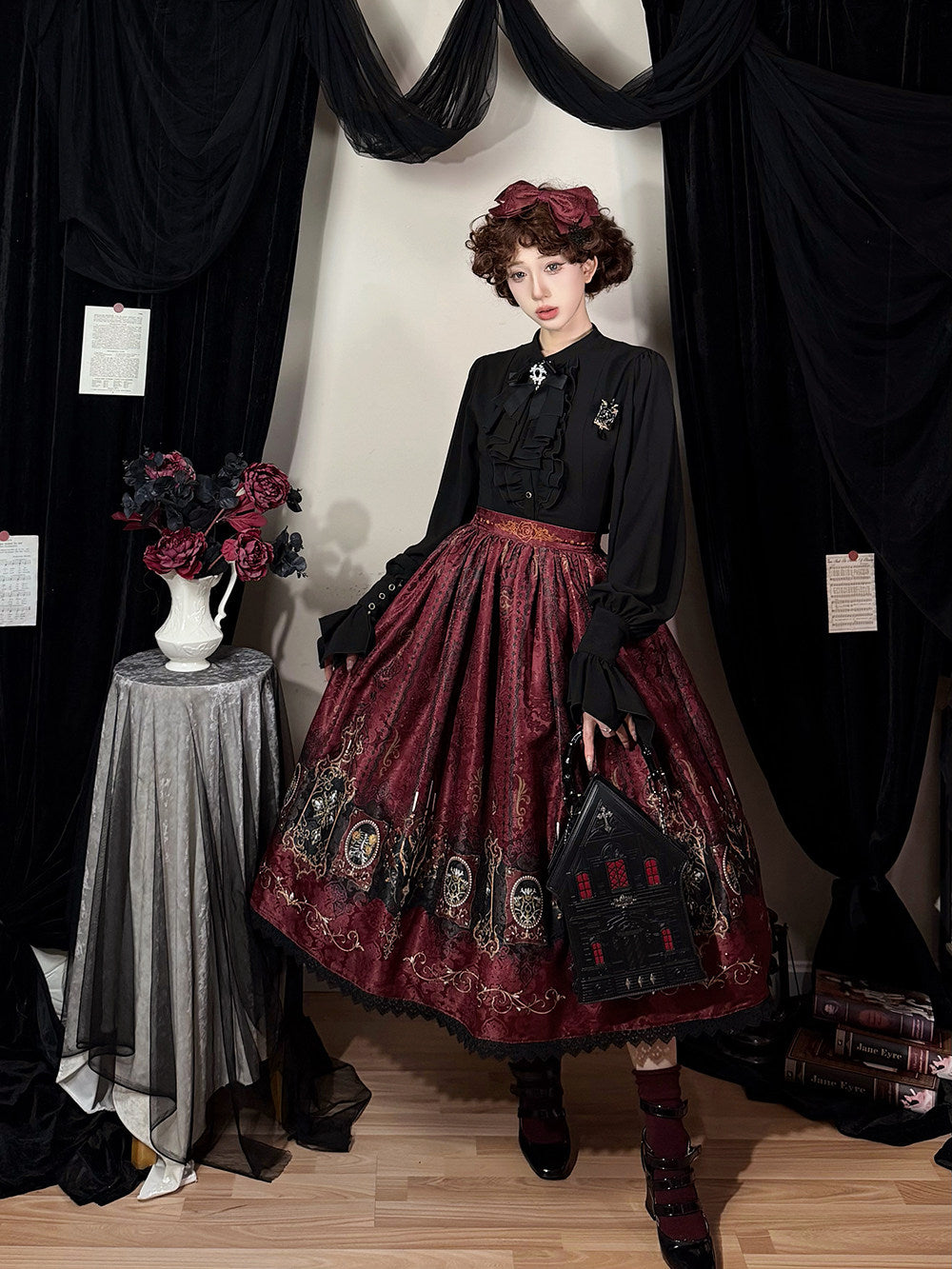 【受注予約1/18まで】Blood Night Lantern Master  プリントスカート