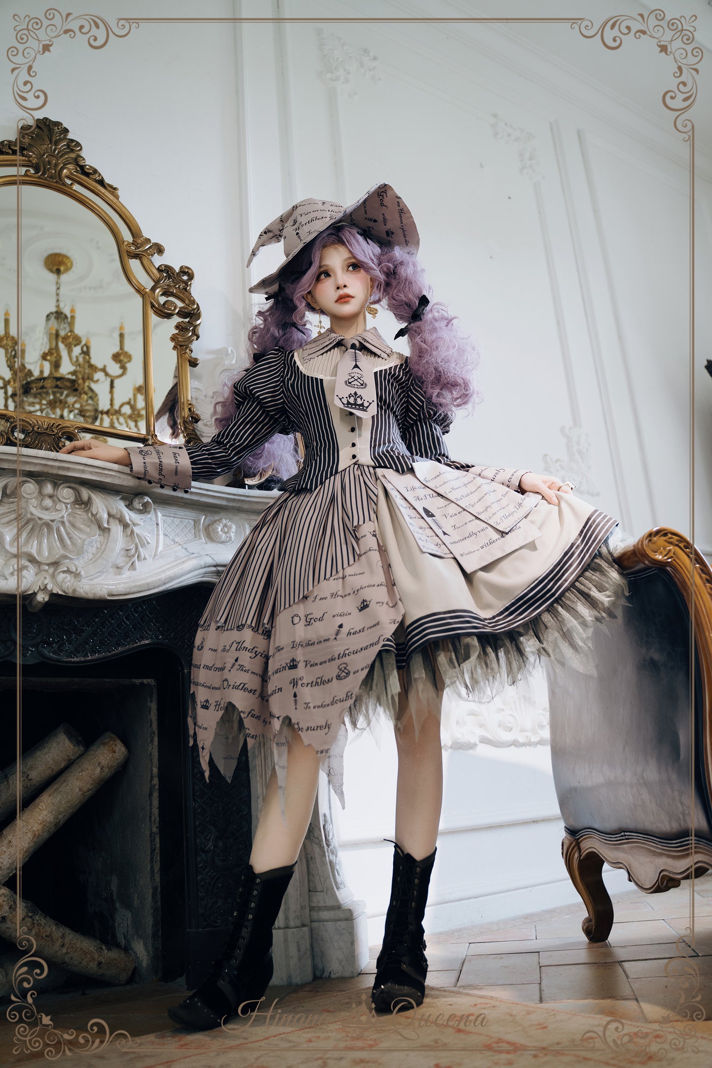 【受注予約11/12まで】暮夜 ストライプセットアップ