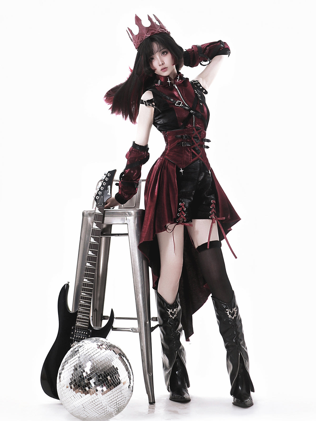 Assassin ブラックベルトショートパンツ4点セット