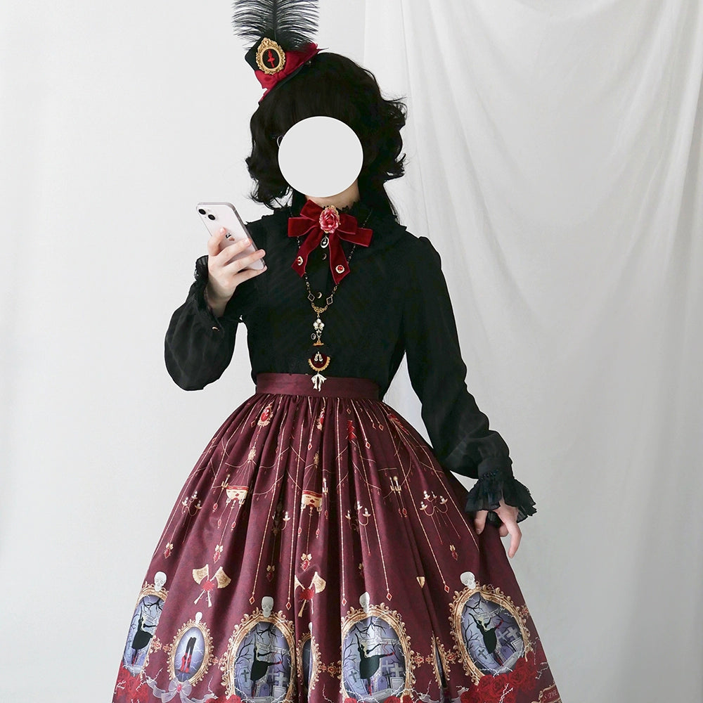 【予約販売】魔法信徒クラシカルジャボタイ付ブラウス