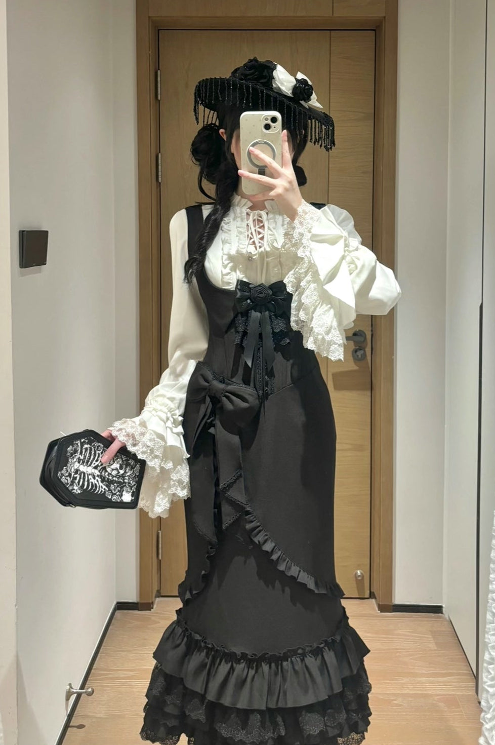 【受注予約11/4まで】Secret Lady マーメイドスカート＆ブラウスセット