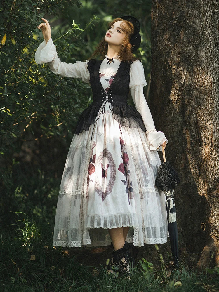 Blood Specimen Rose and Butterfly Jumper Skirt Single Item &amp; Set