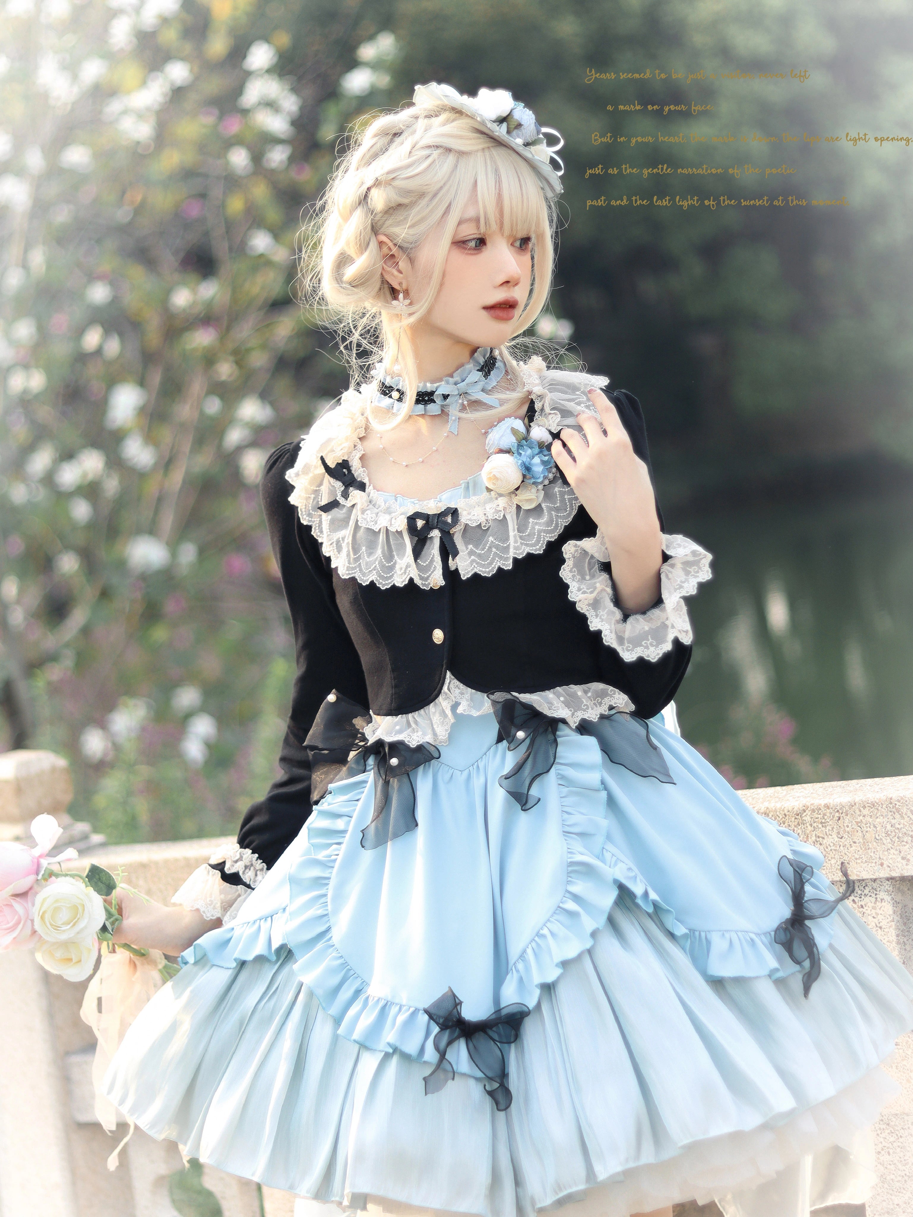 Rose Fairy イレギュラーヘムジャンパースカート 全5色