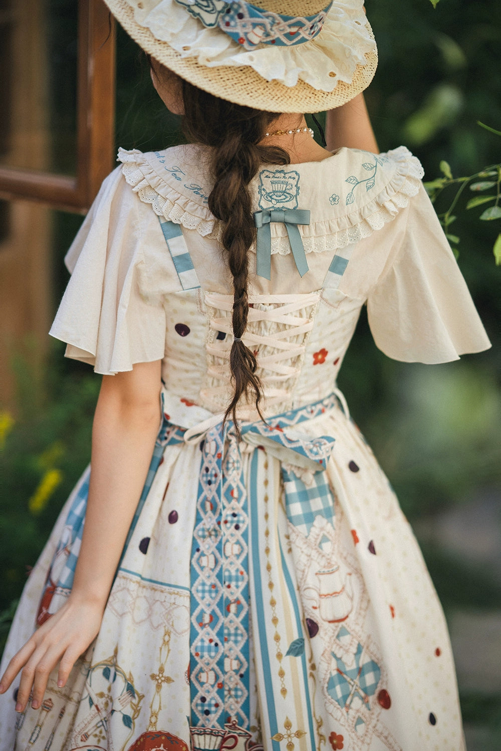【予約販売】Picnic Tea Party ジャンパースカート