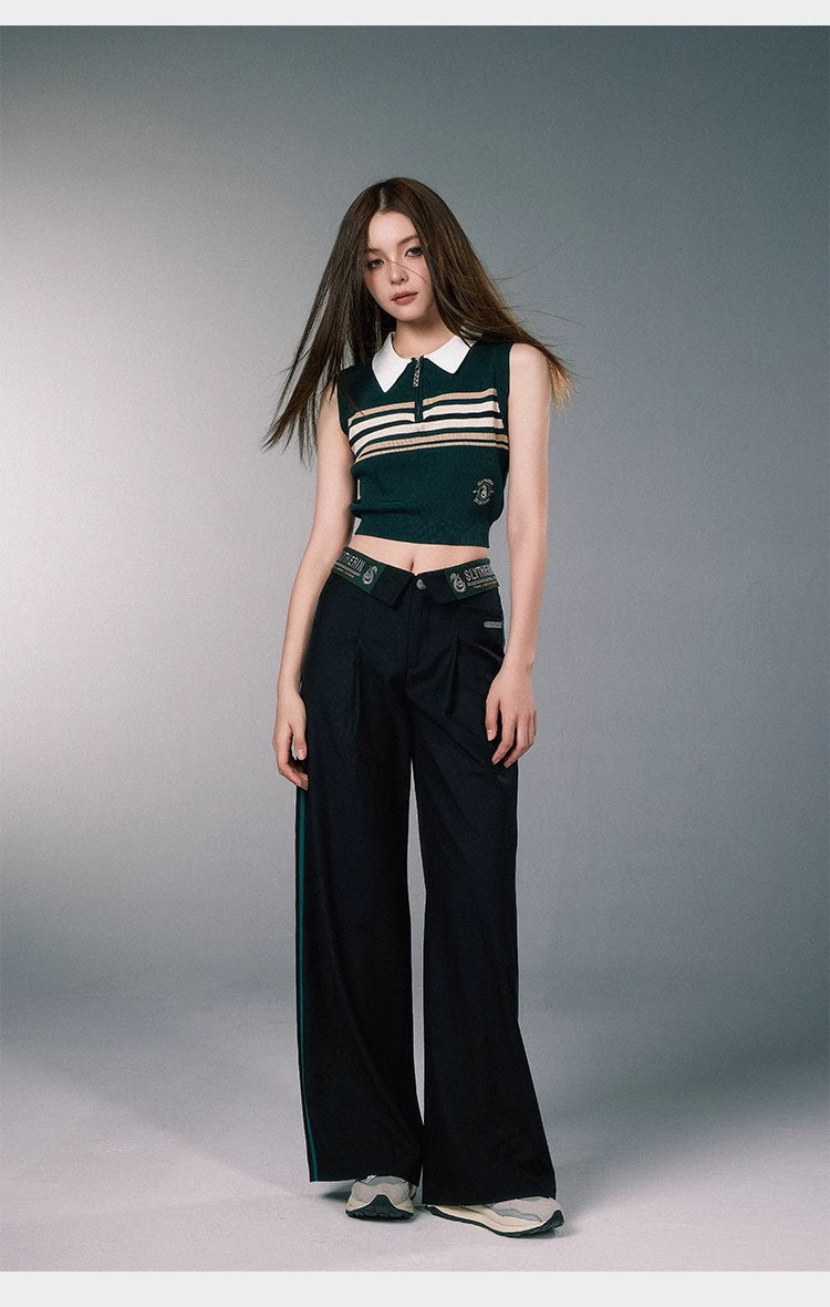 [Pre-order] Hogwarts School of Witchcraft and Wizardry sleeveless polo knit